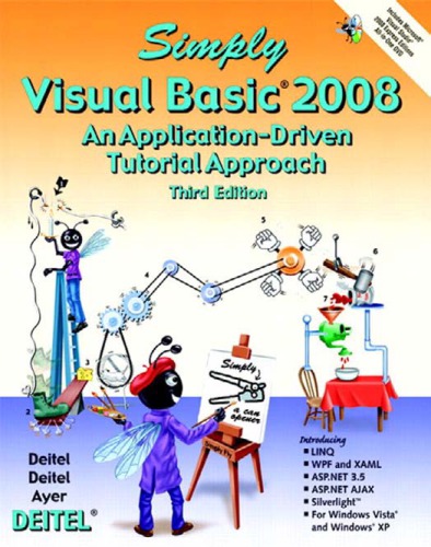 Simply Visual Basic 2008 With Dvdrom 3rd Ed Deitel Harvey M Ayer