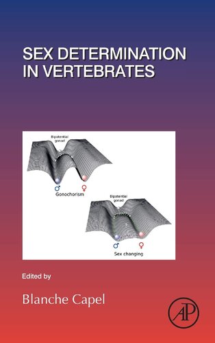 Sex Determination In Vertebrates 1st Edition Blanche Capel