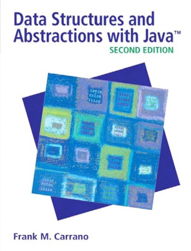 Data Structures And Abstractions With Java 2nd Ed Carrano Frank Msavitch