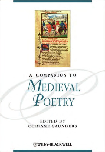 A Companion To Medieval Poetry Saunders Corinne Jeditor