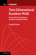 Twodimensional Random Walk From Path Counting To Random Interlacements Serguei Popov