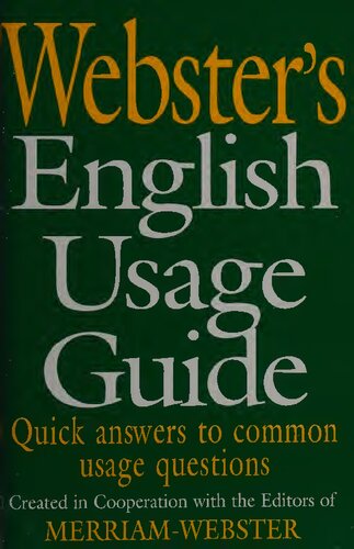 Websters English Usage Guide Merriamwebster