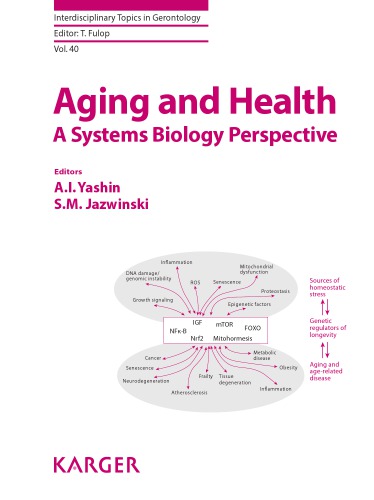 Aging And Health A Systems Biology Perspective Interdisciplinary Topics In Gerontology And Geriatrics Vol 40 Yashin