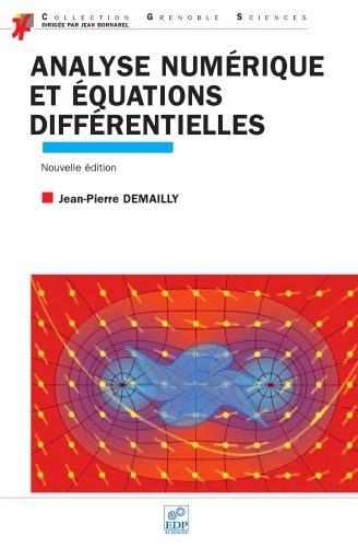 Analyse Numerique Et Equations Differentielles Demailly Jeanpierre