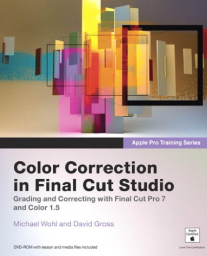 Apple Pro Training Series Color Correction In Final Cut Studio Wohl