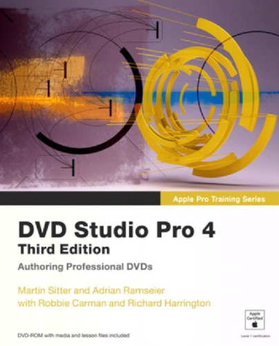 Apple Pro Training Series Dvd Studio Pro 4 3rd Edition Sitter