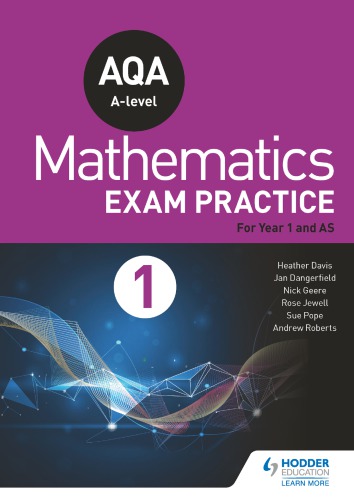 Aqa Year 1as Mathematics Exam Practice Jan Dangerfield Rose Jewell