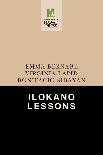 Ilokano Lessons Emma Bernabe Virginia Lapid Bonifacio Sibayan
