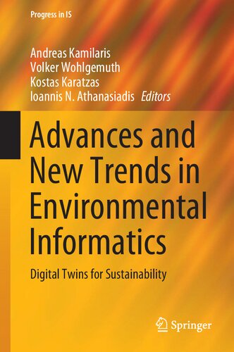 Advances And New Trends In Environmental Informatics Digital Twins For Sustainability Andreas Kamilaris