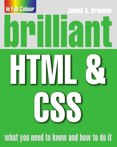 Brilliant Html And Css Brannan James A