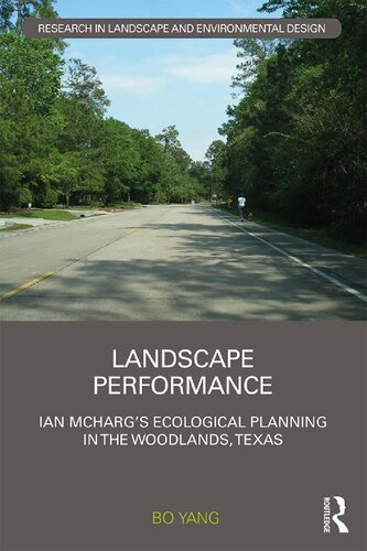 Landscape Performance Ian Mchargs Ecological Planning In The Woodlands Texas Bo Yang
