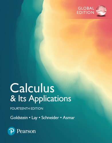 Calculus Its Applications Goldstein Larry Joellay David Ccontributorschneider