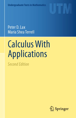 Calculus With Applications Lax Peter Dterrell Maria Shea