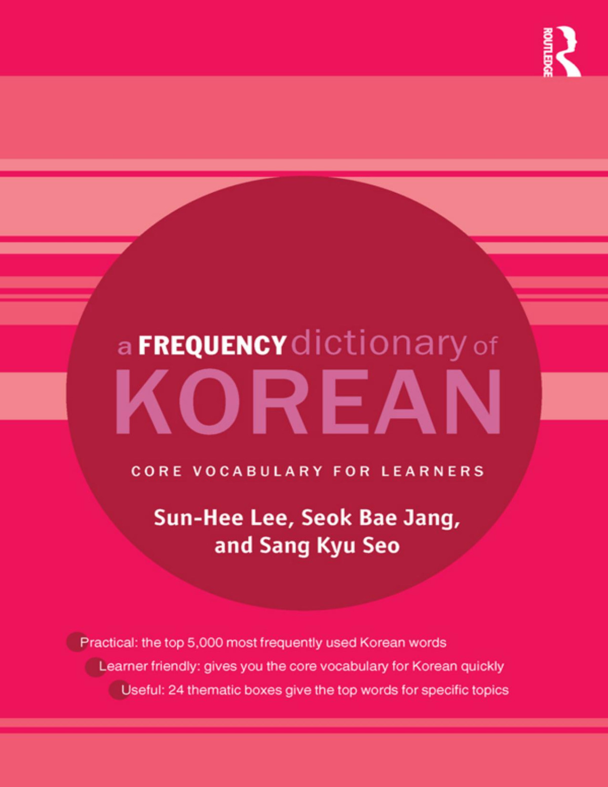 A Frequency Dictionary Of Korean Sunhee Lee Seok Bae Jang Sang Kyu Seo