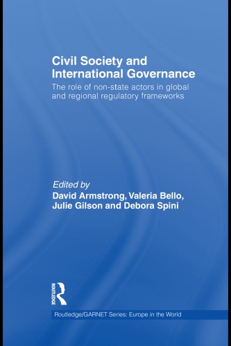 Civil Society And International Governance Armstrong Davideditorbello