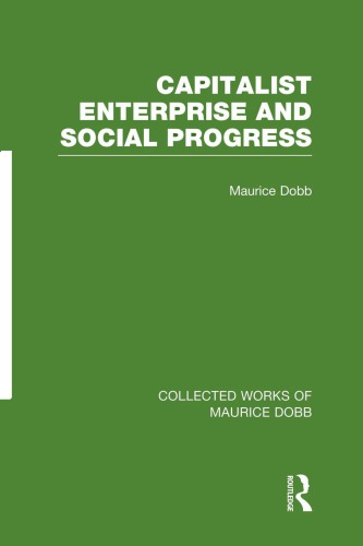 Collected Works Of Maurice Dobb Various Dobb Maurice