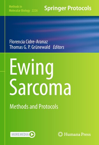 Ewing Sarcoma Methods And Protocols Florencia Cidrearanaz Thomas G P Grnewald