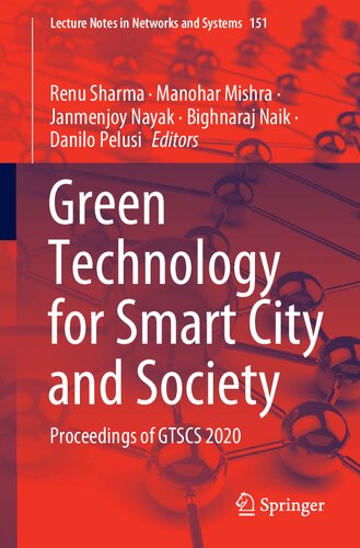 Green Technology For Smart City And Society Proceedings Of Gtscs 2020 Renu Sharma