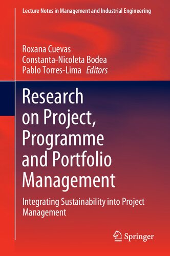 Research On Project Programme And Portfolio Management Integrating Sustainability Into Project Management 1st Edition Roxana Cuevas