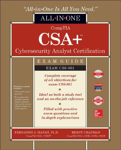 Comptia Csa Cybersecurity Analyst Certification Allinone Exam Guide Cs0001 Walker