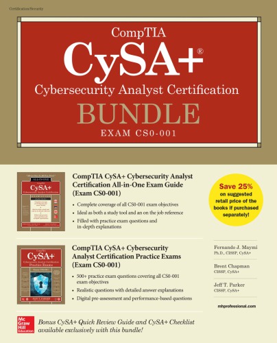 Comptia Cysa Cybersecurity Analyst Certification Bundle Exam Cs0001 Maymi