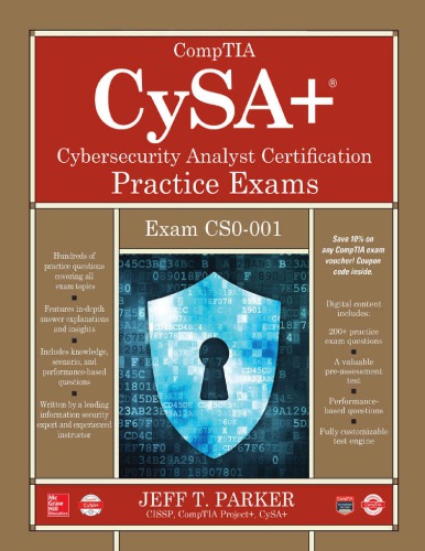 Comptia Cysa Cybersecurity Analyst Certification Practice Exams Exam Cs0001 Rogers