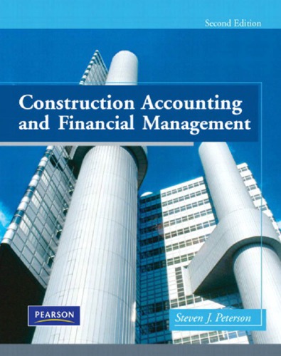 Construction Accounting Financial Management Peterson Steven D