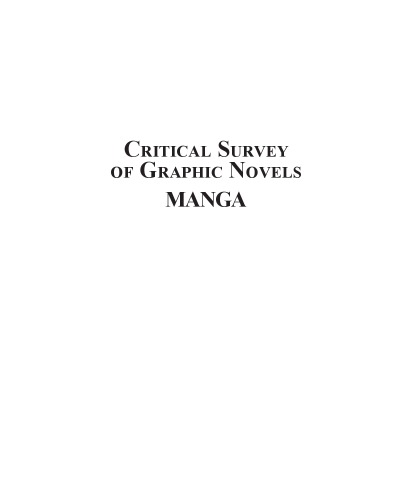 Critical Survey Of Graphic Novels Manga Beaty Bart Heditorweidenbaum