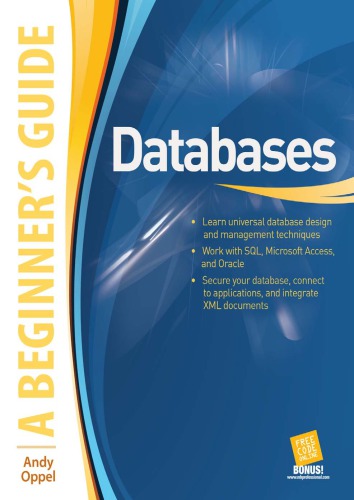 Databases A Beginners Guide Oppel Andy