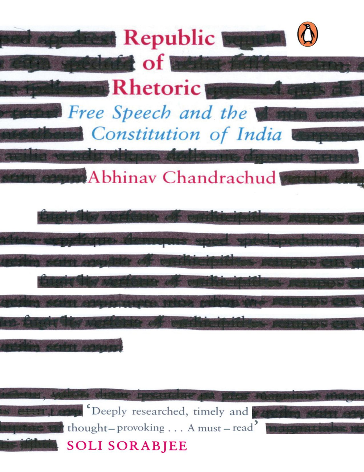 Republic Of Rhetoric Abhinav Chandrachud Chandrachud Abhinav