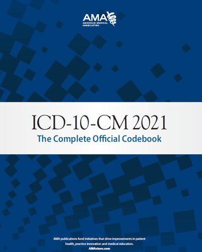 Icd10cm 2021 2021th Edition American Medical Association