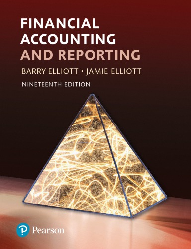 Financial Accounting And Reporting 19th Edition Elliott Barryelliott