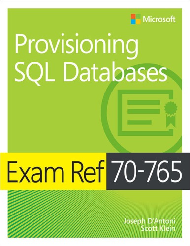 Exam Ref 70765 Provisioning Sql Databases Joseph Dantoni