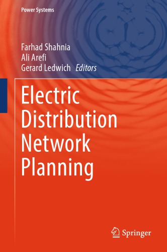 Electric Distribution Network Planning Shahnia Farhad Arefi Ali