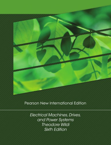 Electrical Machines Drives And Power Systems Wildi Theodore