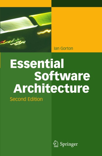 Essential Software Architecture 2nd Edition Gorton Ian