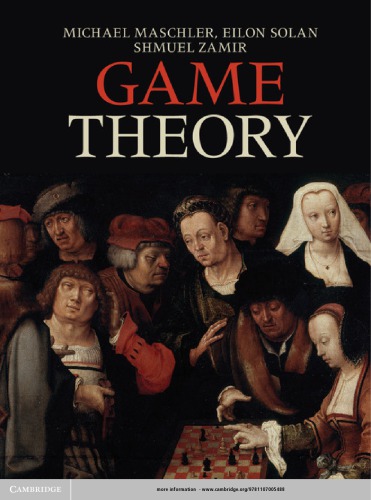 Game Theory Maschler Michaelsolan Eilonzamir Shmuel