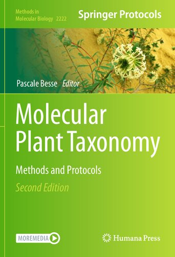 Molecular Plant Taxonomy Methods And Protocols 2nd Ed 2021 Pascale Besse