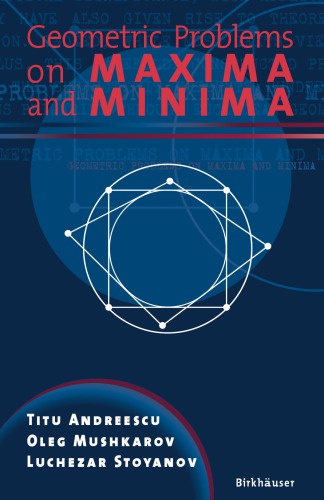 Geometric Problems On Maxima And Minima Andreescu Titu