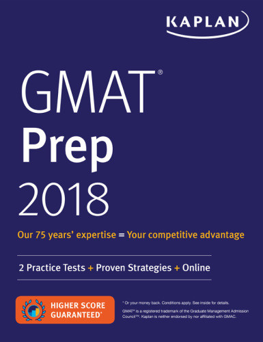 Gmat Prep 2018 2 Practice Tests Proven Strategies Online Prep