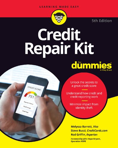 Credit Repair Kit For Dummies 5th Ed 5th Edition Melyssa Barrett