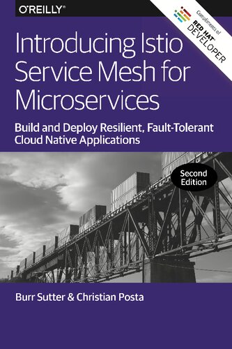 Introducing Istio Service Mesh For Microservices Build And Deploy Resilient Faulttolerant Cloud Native Applications 2nd Edition Burr Sutter
