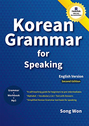Korean Grammar For Speaking 2nd Edition Song Won