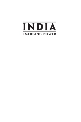 India Emerging Power Cohen Stephen Philip