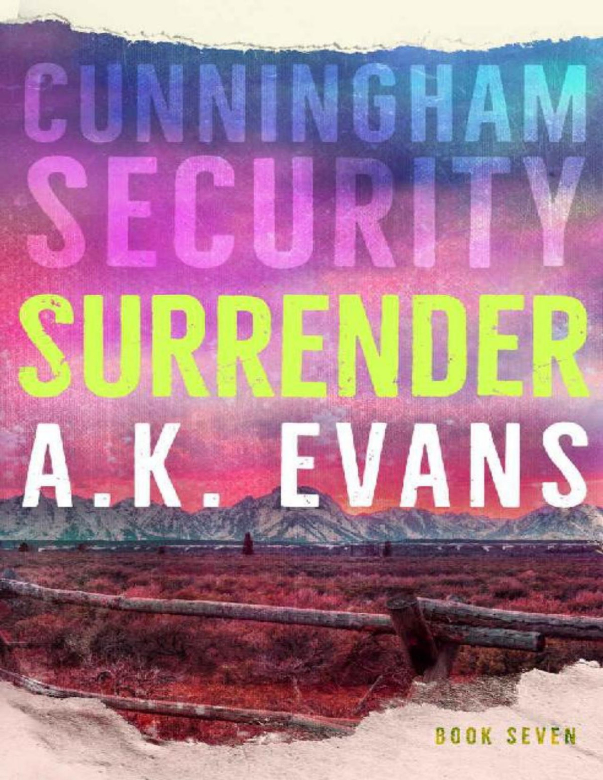 Surrender Cunningham Security Book 7 Ak Evans Evans Ak