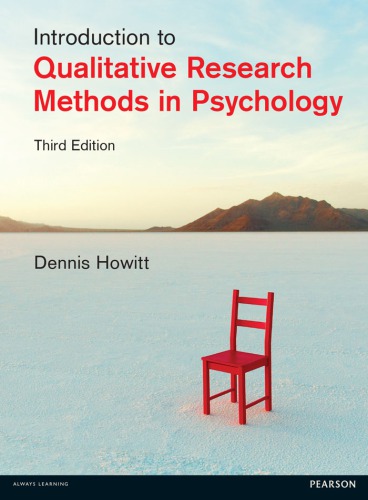 Introduction To Qualitative Research Methods In Psychology Howitt