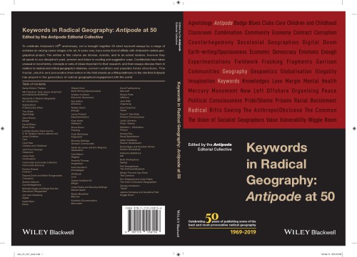 Keywords In Radical Geography Antipode At 50 The Antipode Editorial Collective