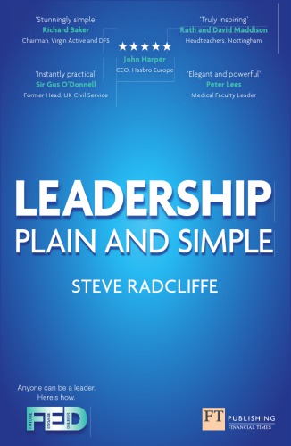 Leadership Plain And Simple 2nd Edition Radcliffe Steve