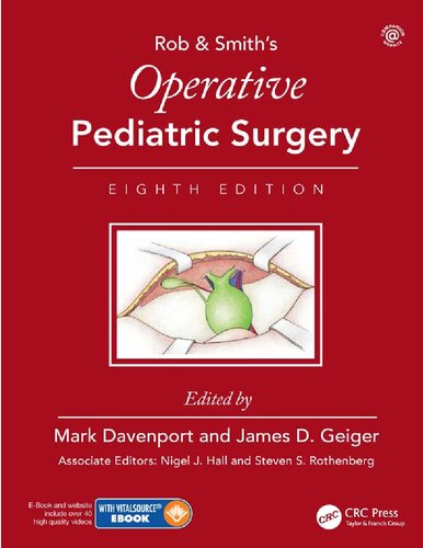 Operative Pediatric Surgery 8th Edition Marka Davenport James D Geiger