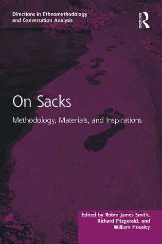 On Sacks Methodology Materials And Inspirations 1st Edition Robin James Smith Editor